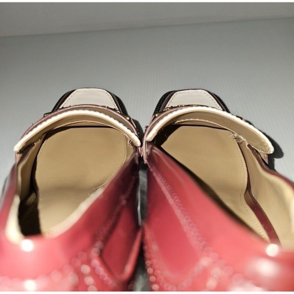 Sam Edelman Quincy Block Heel
Loafer Pump Syrah Red Modern Ivory Size 8 - Picture 7 of 14